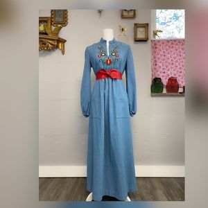Vintage Embroidered Dress